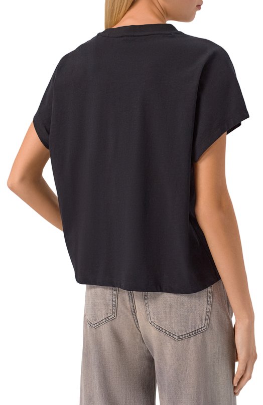 Хлопковая футболка BOSS Orange 50547797 Чёрный  50547797 Фото 4