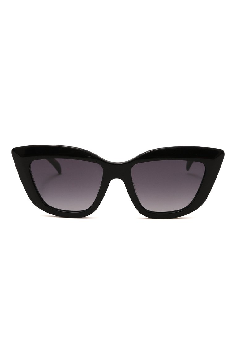 Женские солнцезащитные очки G.O.D. EYEWEAR черного цвета, арт. THIRTY THREE BLACK/GREY | Фото 3 (Тип очков: С/з; Региональные ограничения белый список (Axapta Mercury): Не проставлено; Материал: Пластик; Нос: Не проставлено; Оптика Гендер: оптика-женское; Очки форма: Квадратные)