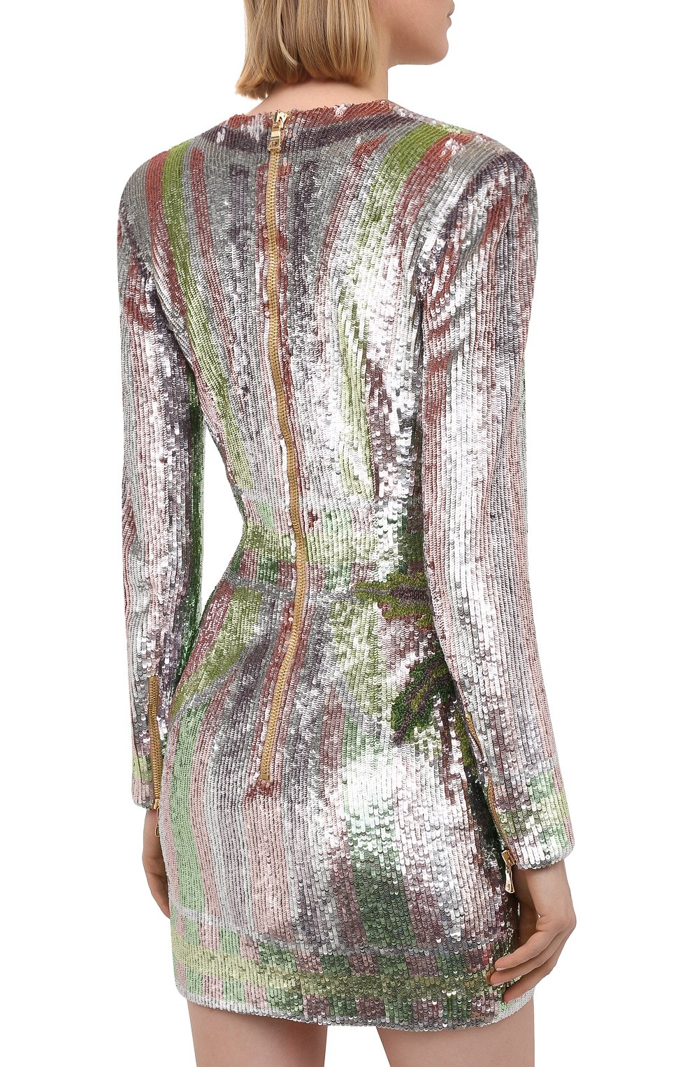 Платье с пайетками BALMAIN, арт. VF16261/P065, фото 4
