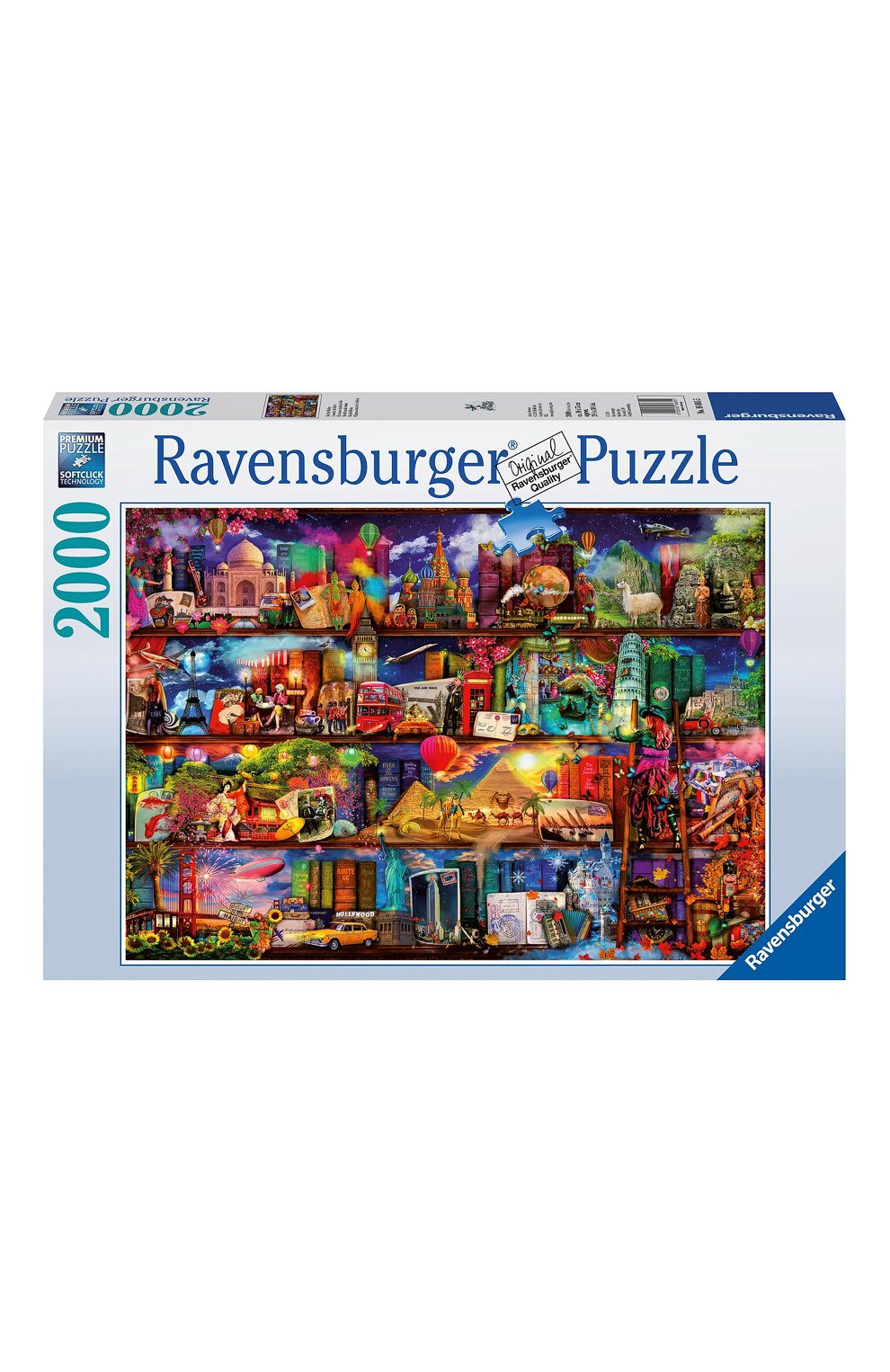 Пазл книжный мир 2000 деталей RAVENSBURGER, арт. 16685, фото 2