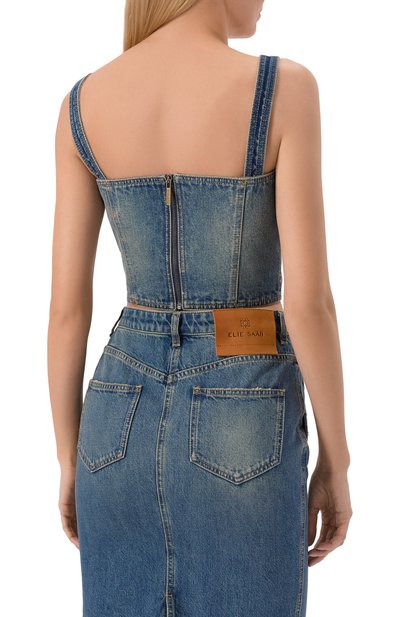 Джинсовый топ ELIE SAAB, арт. T0319/D0002, фото 4