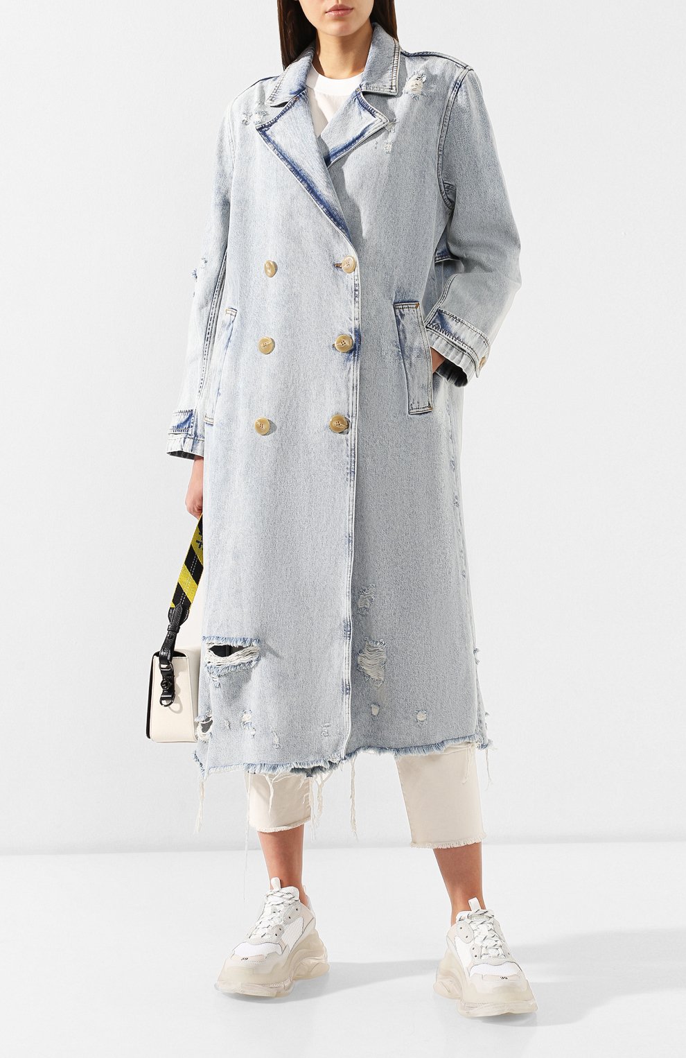 Джинсовое пальто ALEXANDER WANG, арт. 4D992381BN, фото 2