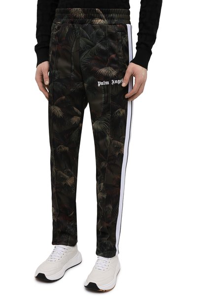 Брюки PALM ANGELS хаки цвета по цене 39950 руб., арт. PMCA007S21FAB0015556, фото 3 Брюки PALM ANGELS, арт. PMCA007S21FAB0015556, фото 3