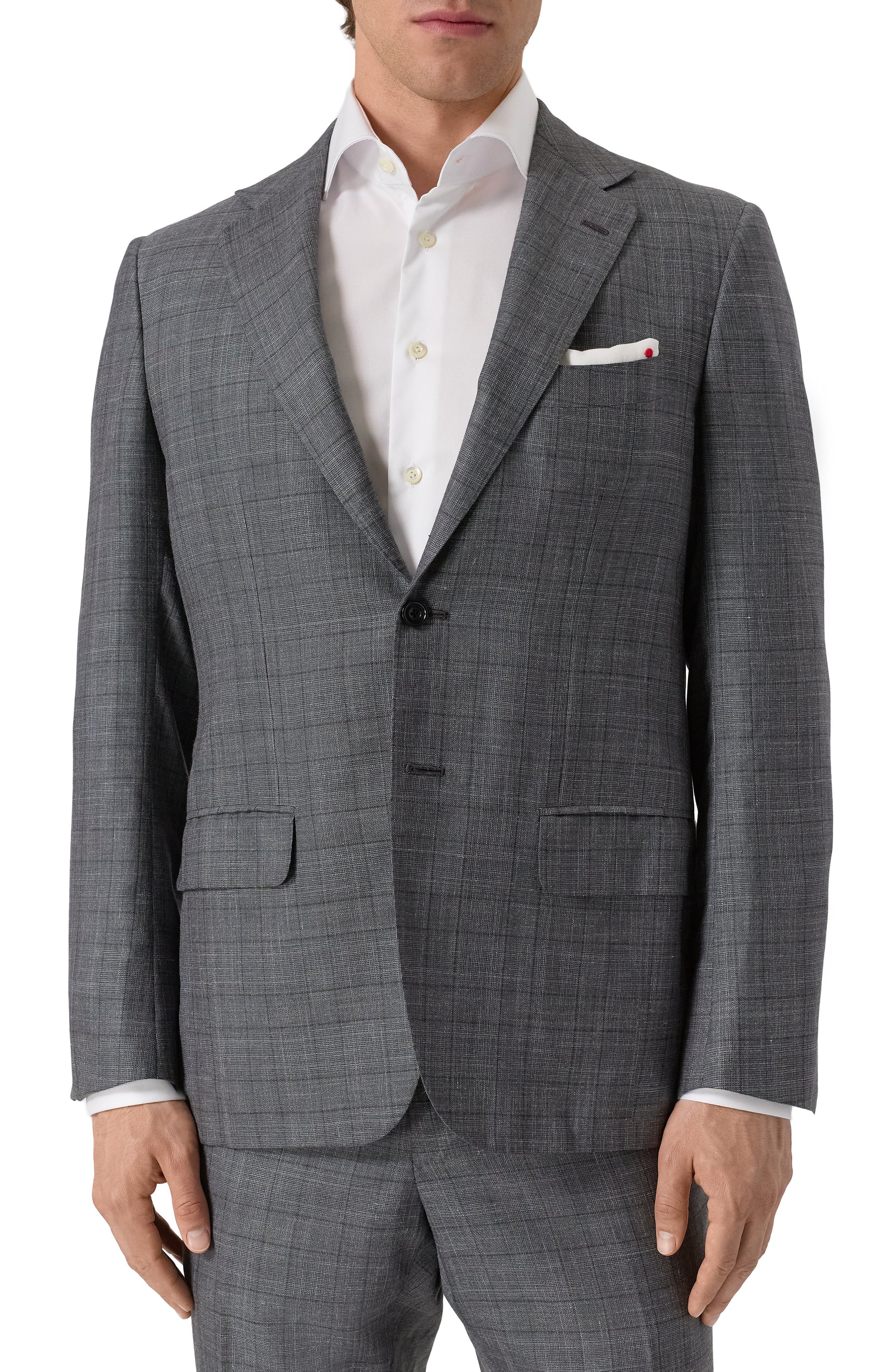 Костюм из смеси кашемира и шелка KITON, арт. UA81K06S05, фото 3