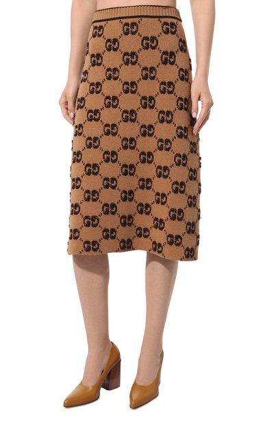 Шерстяная юбка GUCCI, арт. 713301/XKCNA, фото 3