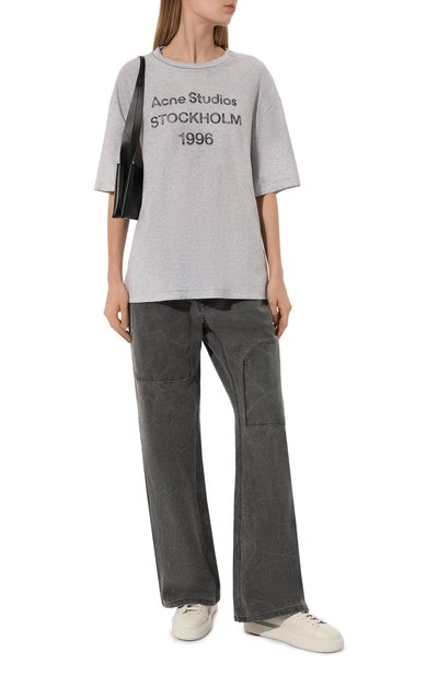 Хлопковая футболка ACNE STUDIOS, арт. FN-UX-TSHI000017, фото 2