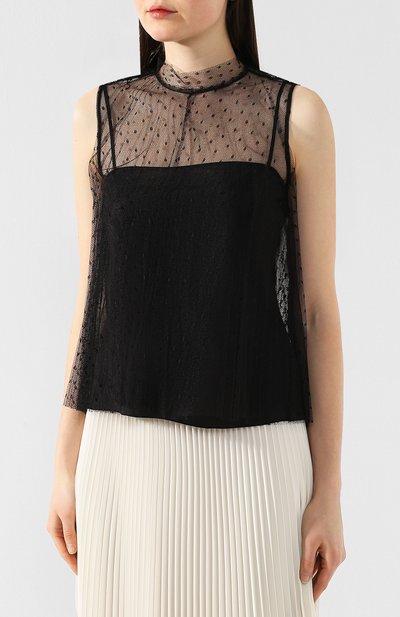 Топ с воротником-стойкой REDVALENTINO, арт. RR3AEA55/428, фото 3