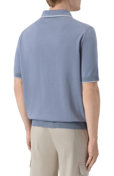 Поло из хлопка и шелка MVST, арт. M26.CSM.K425, фото 4