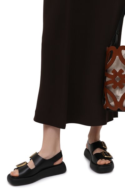 Кожаные сандалии TOD’S, арт. XXW11K0FH50G0C, фото 3