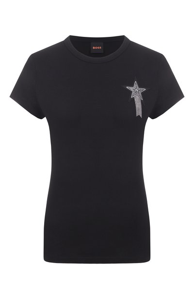 Женская хлопковая футболка BOSS ORANGE, арт. 50545287