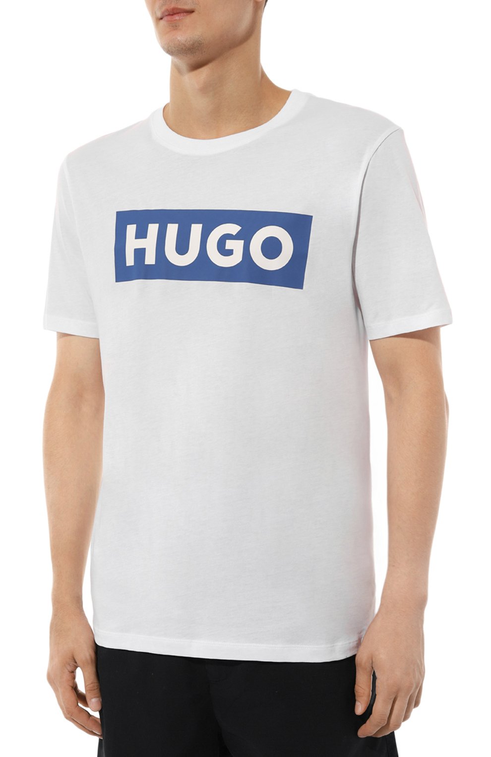 Хлопковая футболка HUGO BLUE, арт. 50522376, фото 3