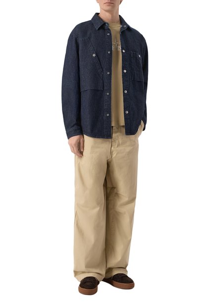 Мужская джинсовая рубашка STONE ISLAND, арт. K2S151100008/S00J7