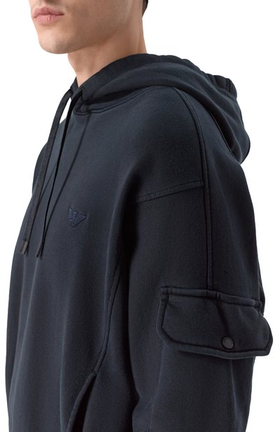 Хлопковое худи EMPORIO ARMANI, арт. EM004863/AF13713, фото 5