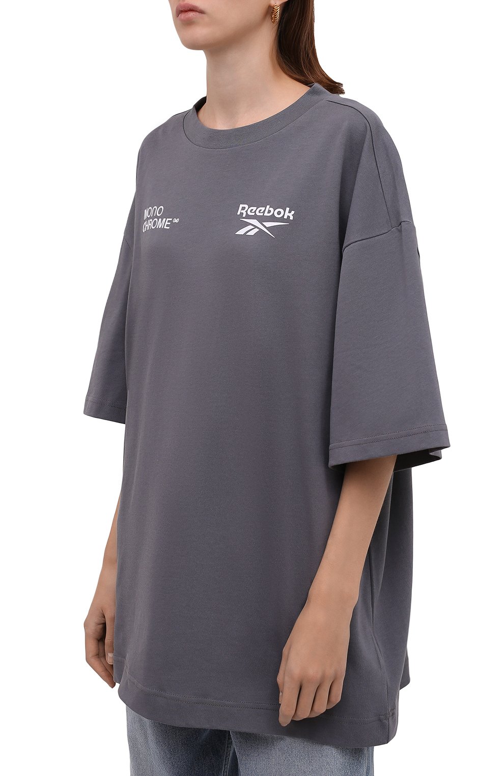 Хлопковая футболка reebok x monochrome REEBOK, арт. HE0861, фото 3