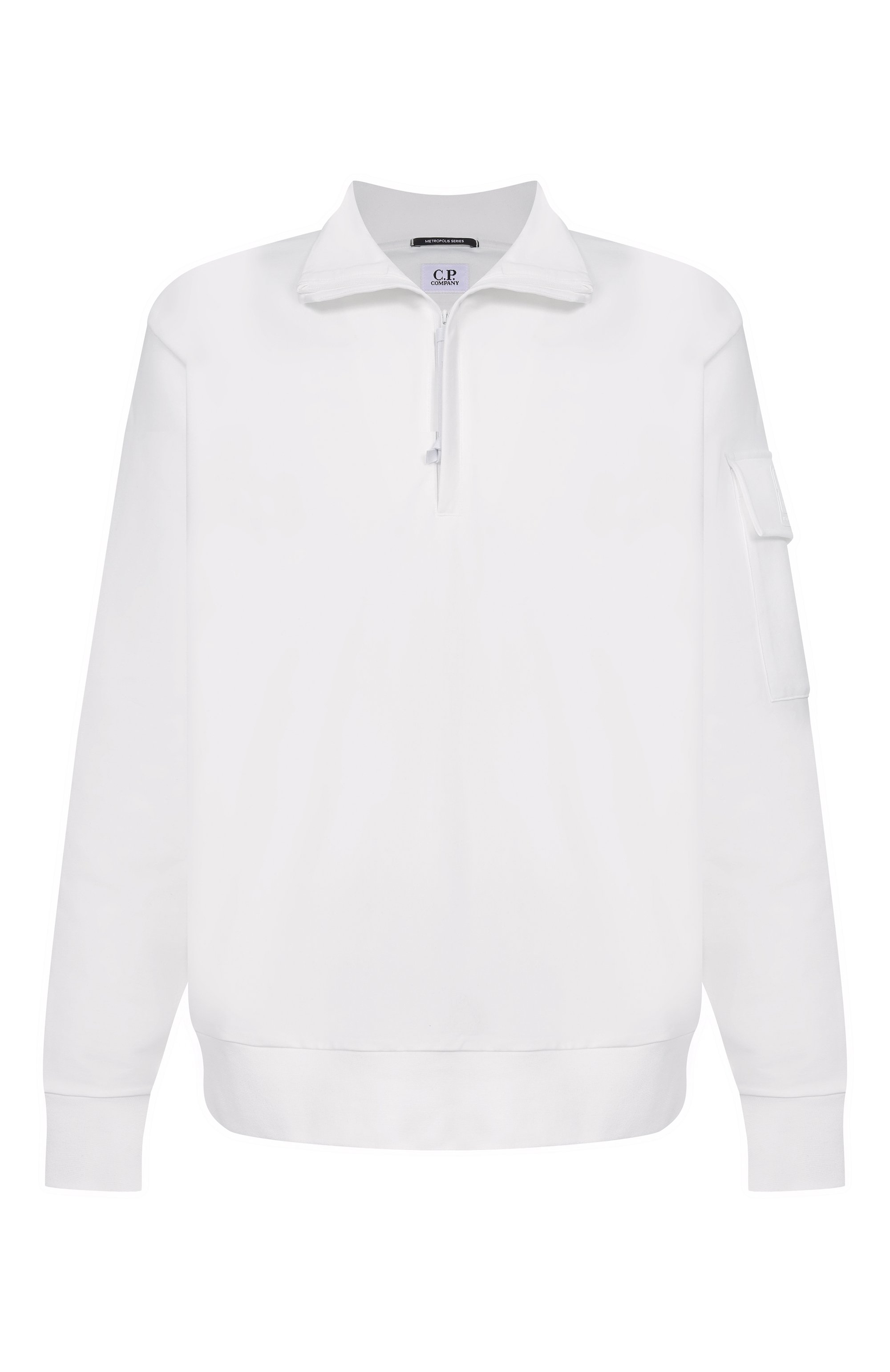 Хлопковый анорак C.P. COMPANY белого цвета по цене 29950 руб., арт. 20CLSS010A/006452W, фото 1 Хлопковый анорак C.P. COMPANY, арт. 20CLSS010A/006452W, фото 1