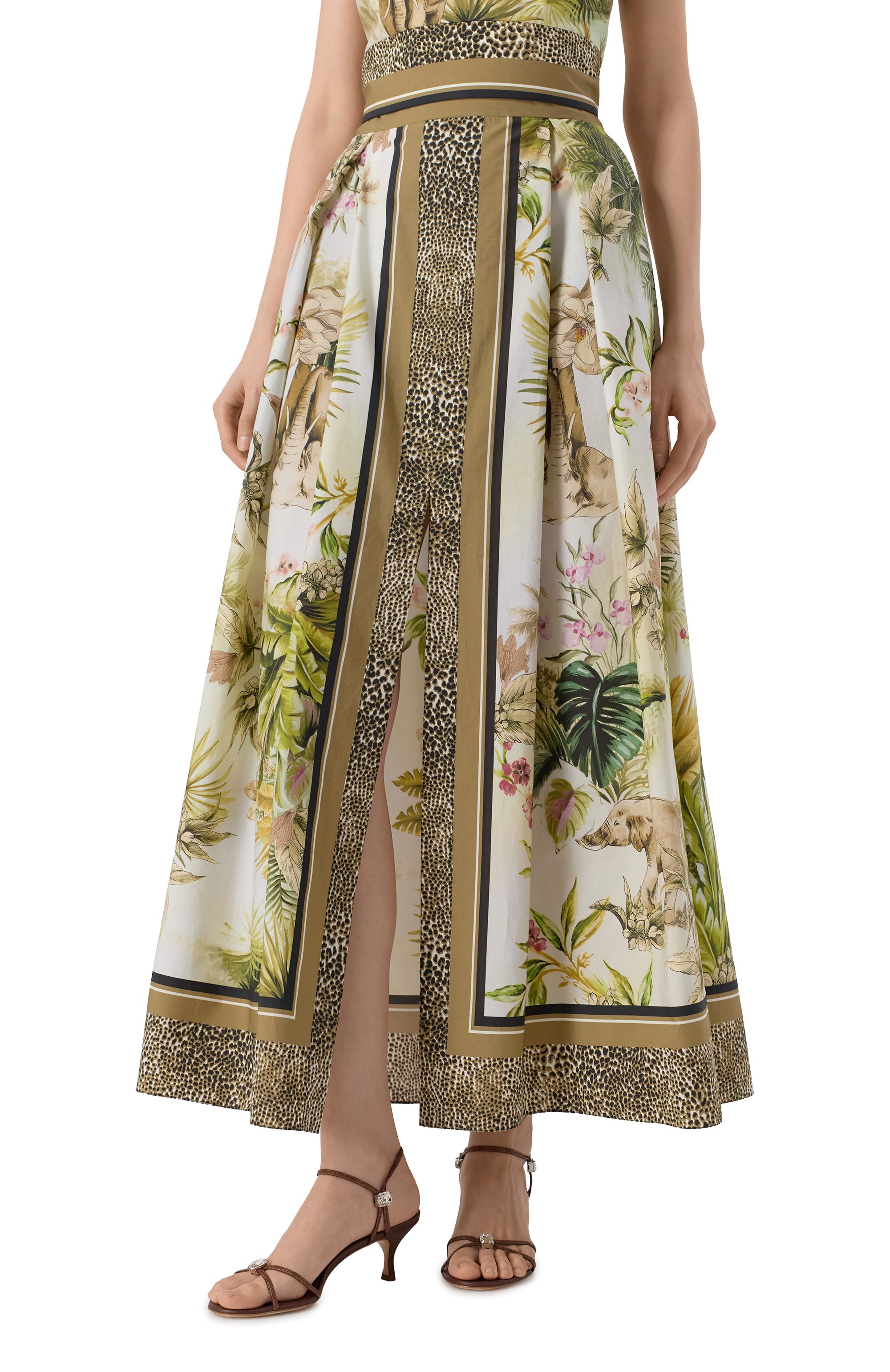 Хлопковая юбка ELIE SAAB, арт. SK175PS25, фото 3