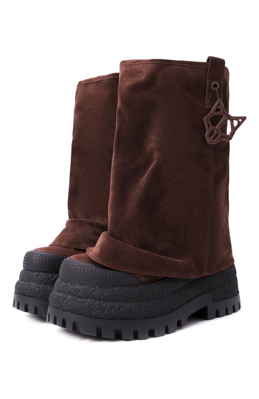 Замшевые сапоги Disturb Naked Wolfe DISTURB/SUEDE Коричневый DISTURB/SUEDE