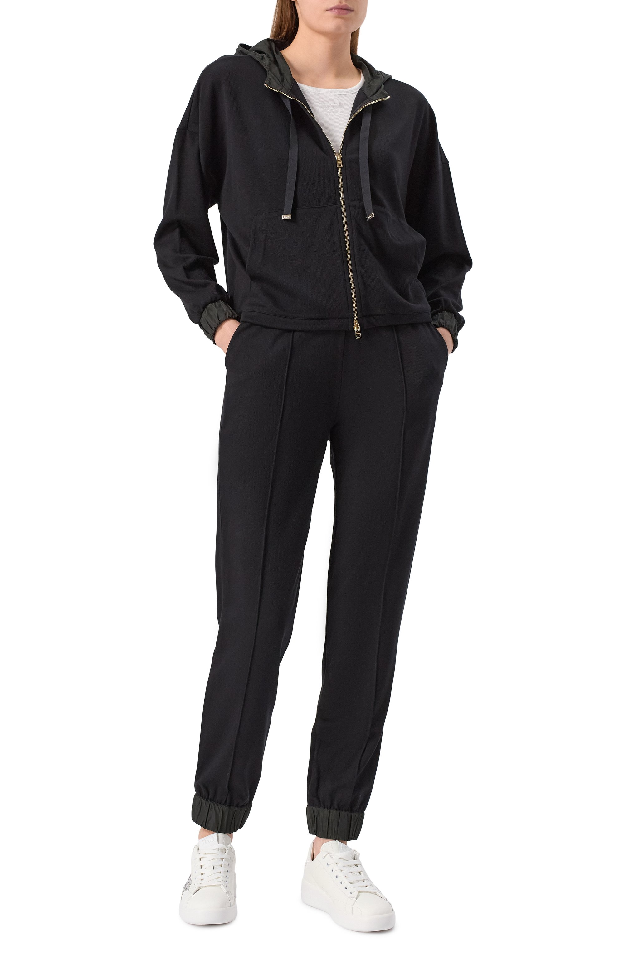 Джоггеры из вискозы HERNO, арт. PT000087D/50080, фото 2