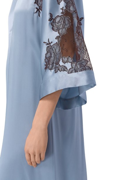 Шелковый халат CARINE GILSON, арт. AL1758MS, фото 4