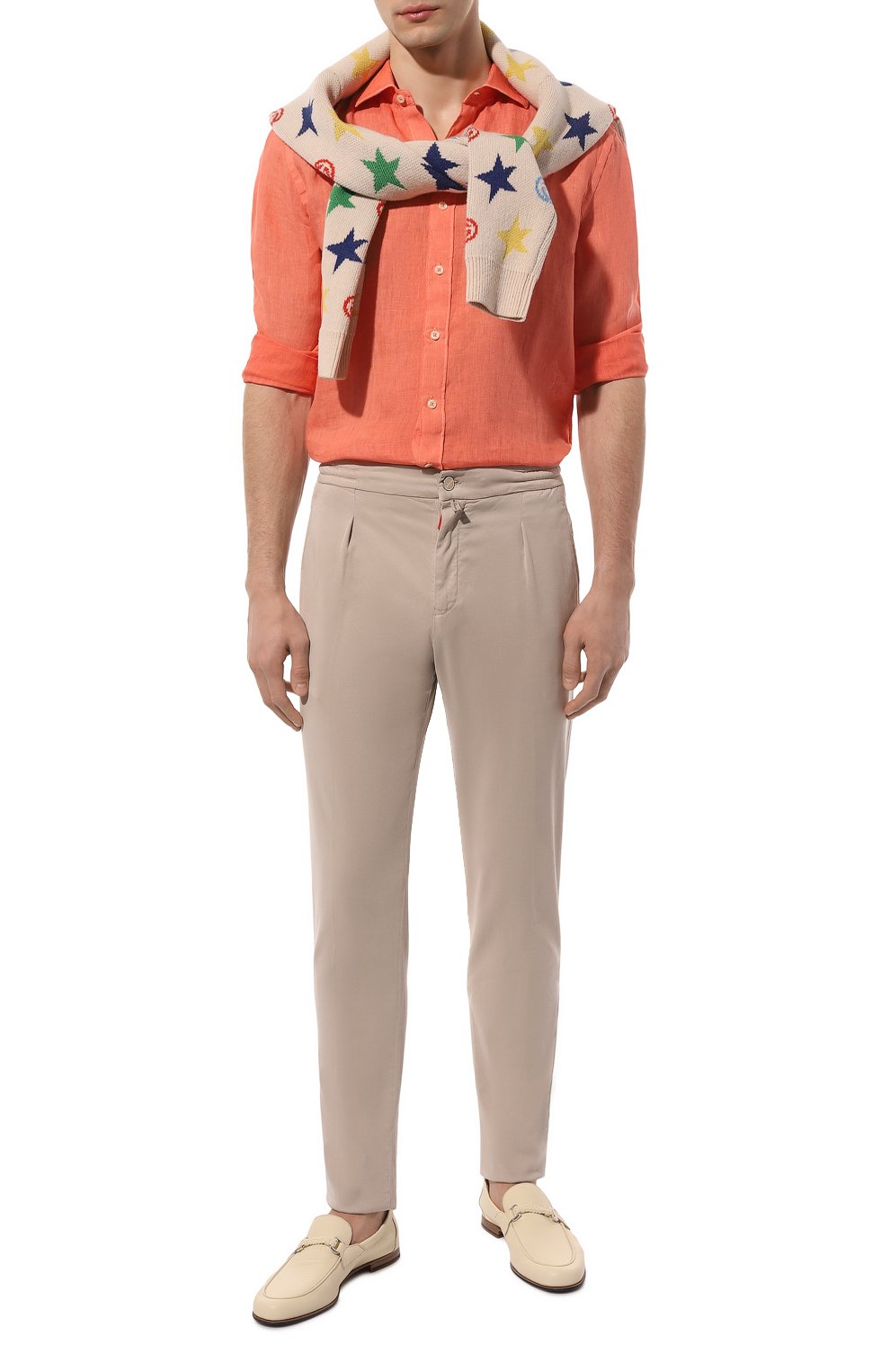 Кожаные лоферы BARRETT кремового цвета по цене 62900 руб., арт. 171U067.47, фото 2 Кожаные лоферы BARRETT, арт. 171U067.47, фото 2