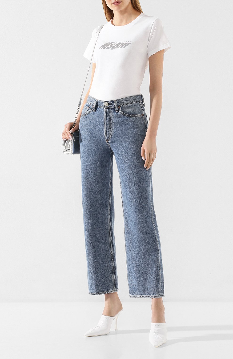 Хлопковая футболка MSGM, арт. 2845MDM12 207228, фото 2