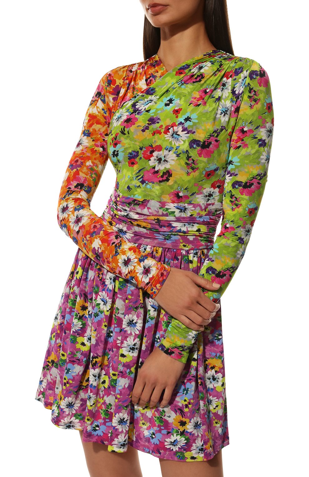 Платье из вискозы MSGM, арт. 3242MDA129Y 227358, фото 3