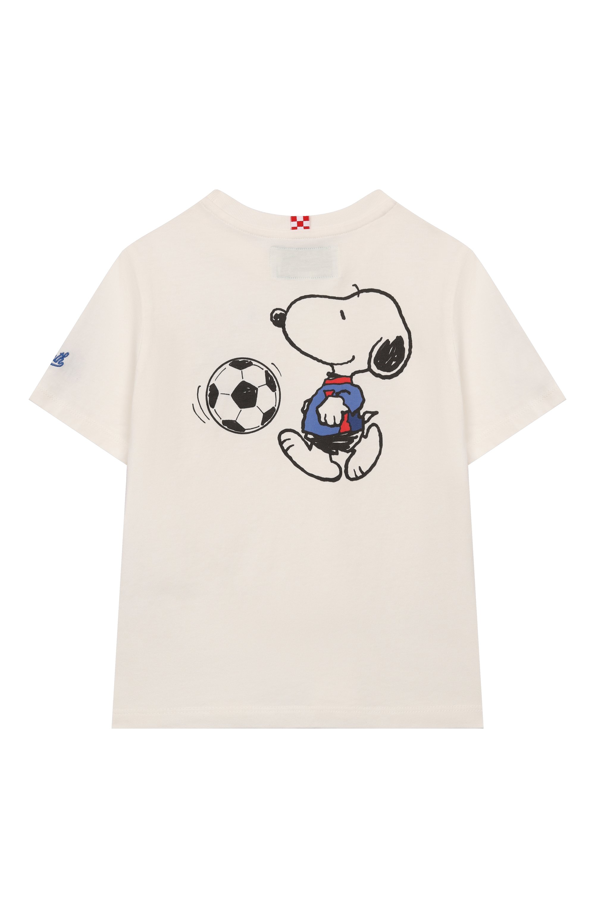 Хлопковая футболка MC2 SAINT BARTH кремового цвета по цене 8580 руб., арт. CAM0001-00993I, фото 2 Хлопковая футболка MC2 SAINT BARTH, арт. CAM0001-00993I, фото 2