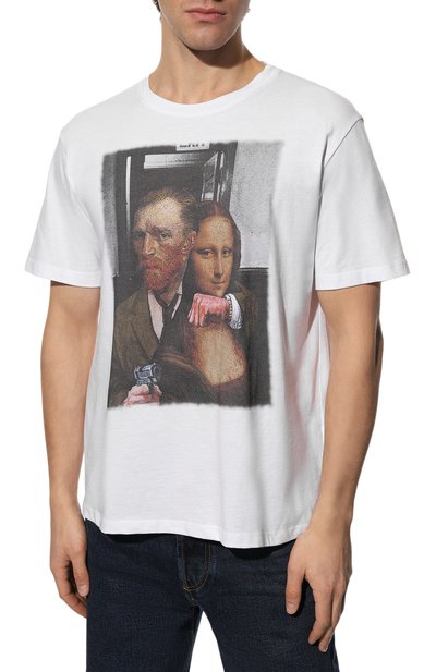 Хлопковая футболка BISIBIGLIO, арт. LU ARTE TERR0RISTA/2212 RIF (C0TT0NE PESANTE), фото 3