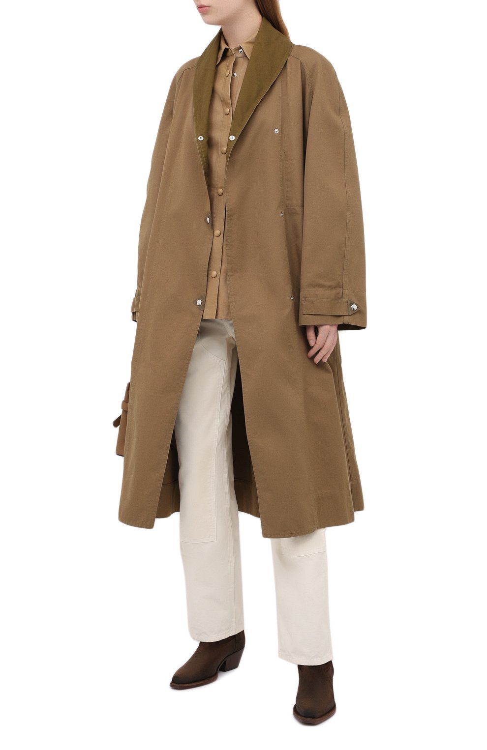 Хлопковый плащ ISABEL MARANT ETOILE, арт. MA0818-20A030E/PALDI, фото 2