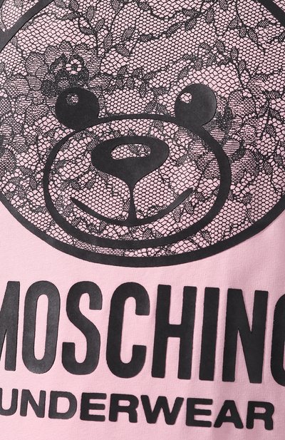 Хлопковая футболка MOSCHINO, арт. A1913/9019, фото 5