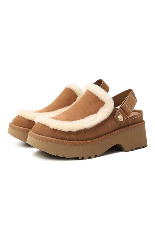 Замшевые сабо Esmee Clog UGG 1173331 Коричневый 1173331