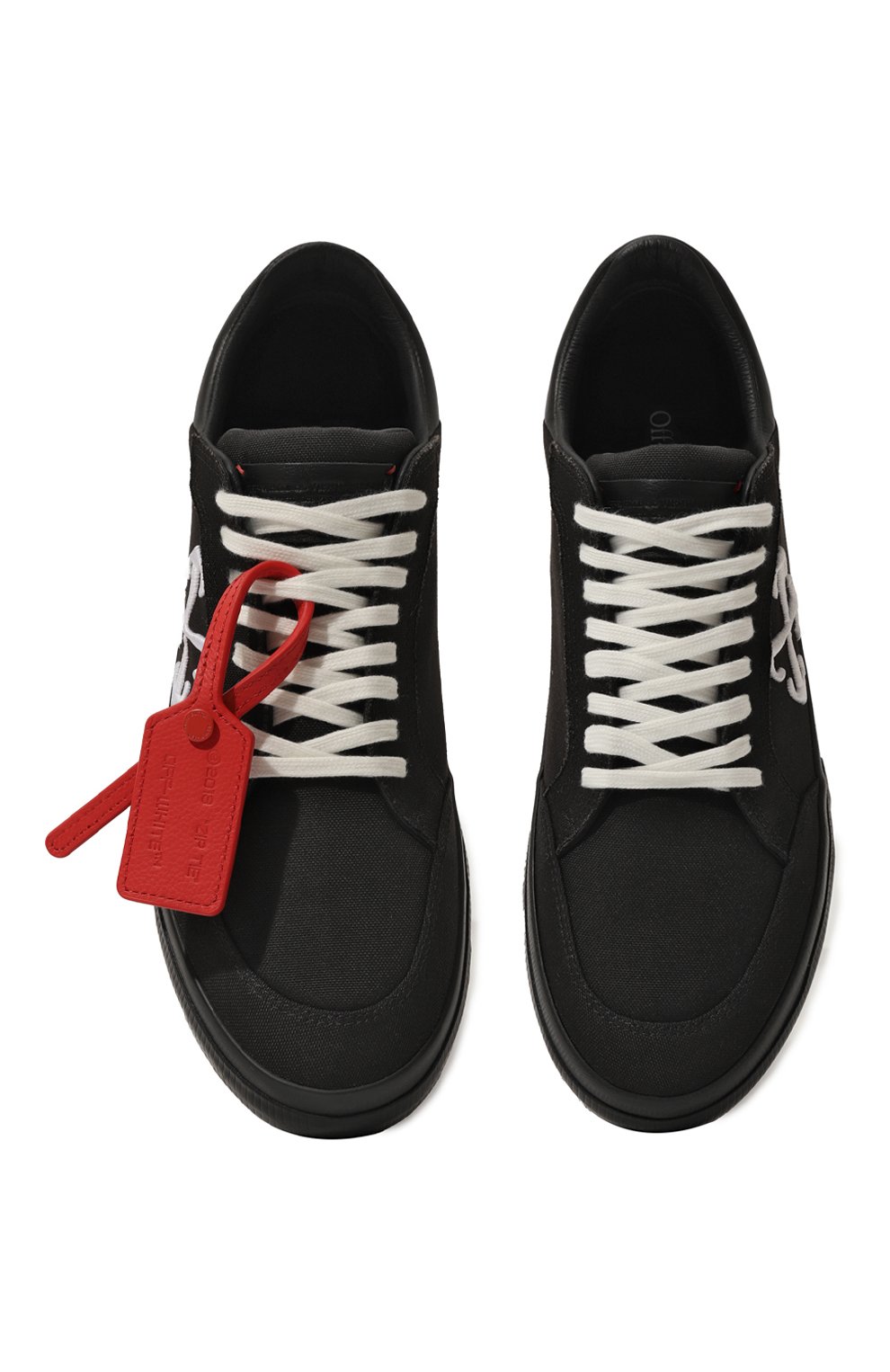 Текстильные кеды new low vulcanized OFF-WHITE, арт. 0MIA293S24FAB001, фото 6