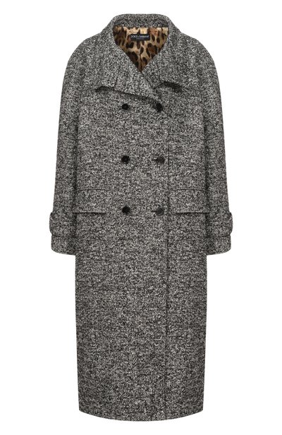Женское пальто из шерсти и шелка DOLCE & GABBANA, арт. F0W6VT/FMZAK