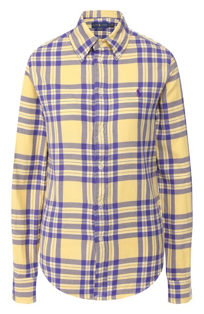 Женская хлопковая рубашка POLO RALPH LAUREN, арт. 211753078
