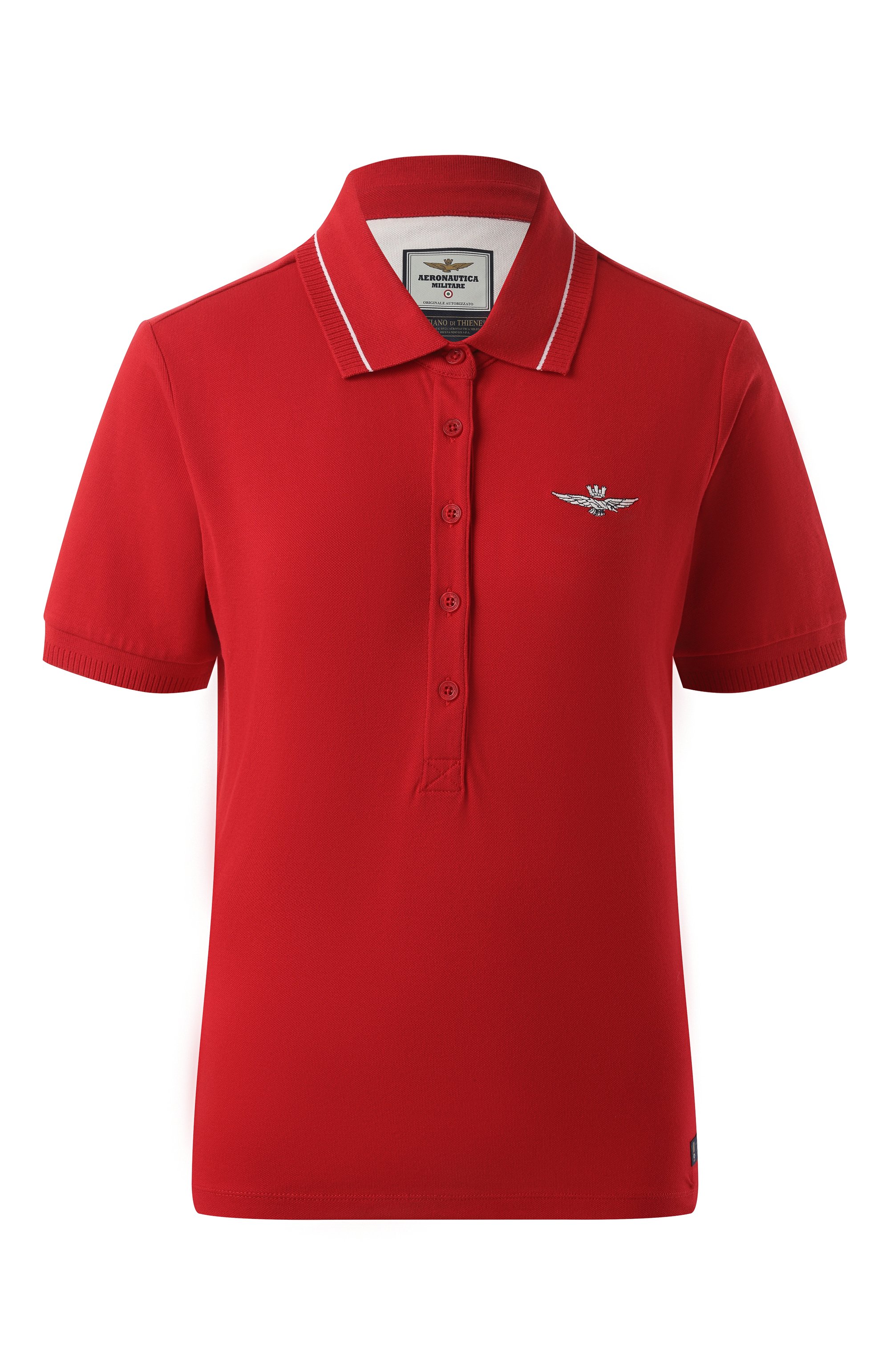 Хлопковое поло AERONAUTICA MILITARE, арт. P01846DP343, фото 1