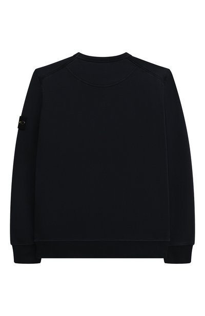Хлопковый свитшот STONE ISLAND синего цвета по цене 18150 руб., арт. 791661320/10, фото 2 Хлопковый свитшот STONE ISLAND, арт. 791661320/10, фото 2