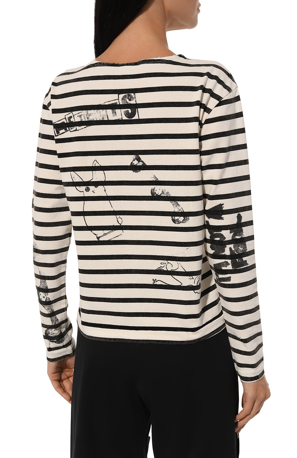 Хлопковый лонгслив R13, арт. R13W3061-17P, фото 4