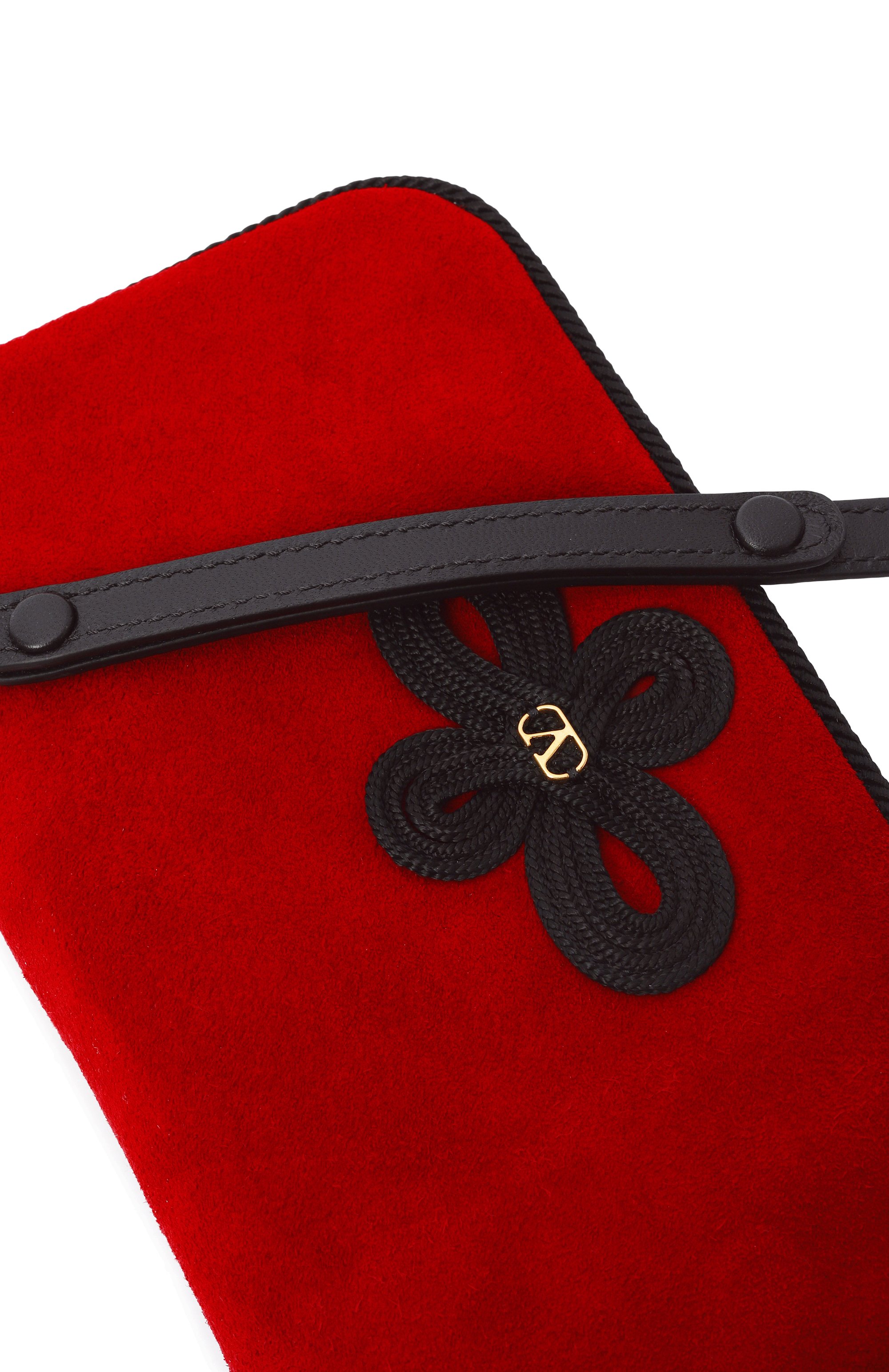 Сумка sans fin mini VALENTINO красного цвета по цене 136000 руб., арт. 8W2P0AX3/QVW, фото 6 Сумка sans fin mini VALENTINO, арт. 8W2P0AX3/QVW, фото 6