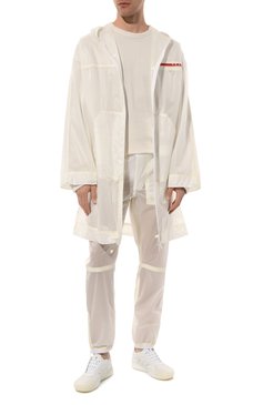 Мужского кроссовки prada x adidas a+p luna rossa 21 PRADA белого цвета, арт. 3E6447-OYQ-F0009-005 | Фото 4 (Материал внешний: Текстиль, Натуральная кожа; Стили: Спорт; Материал утеплителя: Без утеплителя; Нос: Не проставлено; Региональные ограничения белый список (Axapta Mercury): Не проставлено; Кросс-КТ: Низкие)