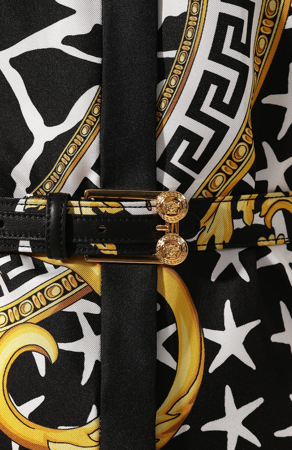 Шелковое платье VERSACE разноцветного цвета по цене 272000 руб., арт. A83363/A231030, фото 5 Шелковое платье VERSACE, арт. A83363/A231030, фото 5