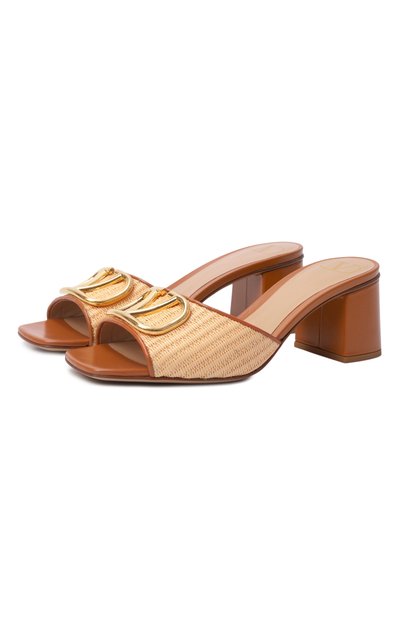 Женские текстильные мюли vlogo signature 60 VALENTINO, арт. 8W2S0HA6/THQ