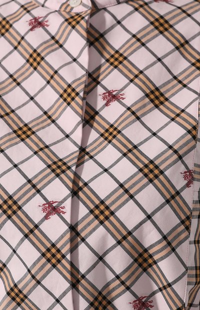 Хлопковое платье BURBERRY, арт. 8008140, фото 5