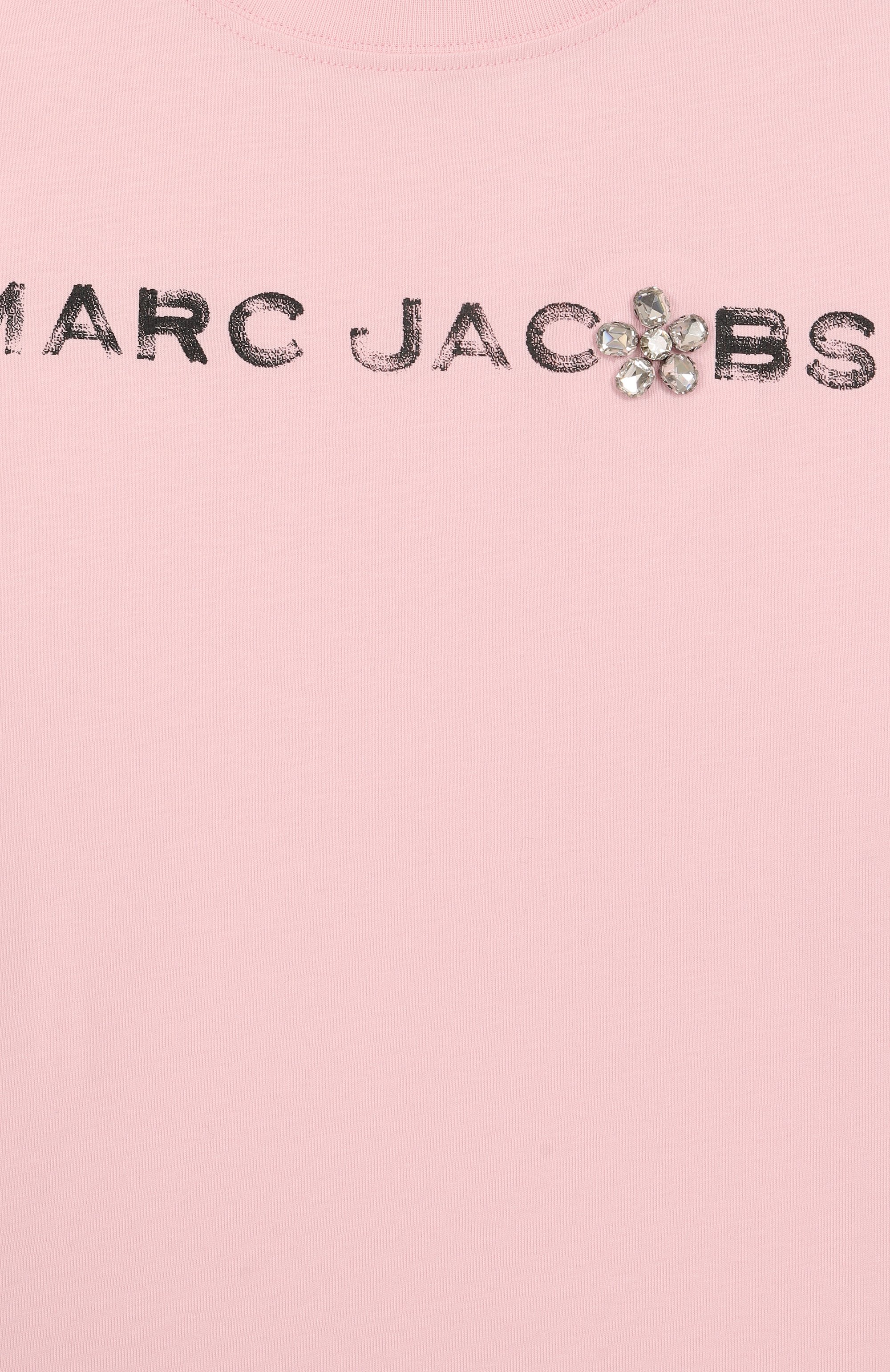 Хлопковый лонгслив MARC JACOBS (THE) светло-розового цвета по цене 9950 руб., арт. W60587, фото 3 Хлопковый лонгслив MARC JACOBS (THE), арт. W60587, фото 3
