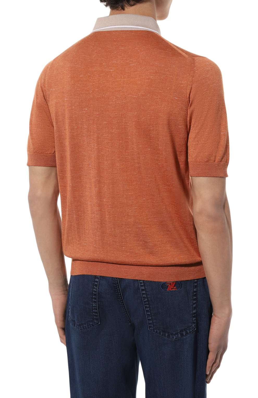Поло из шелка и кашемира ZILLI, арт. MBZ-PZ142-SAFA1/MC01, фото 4