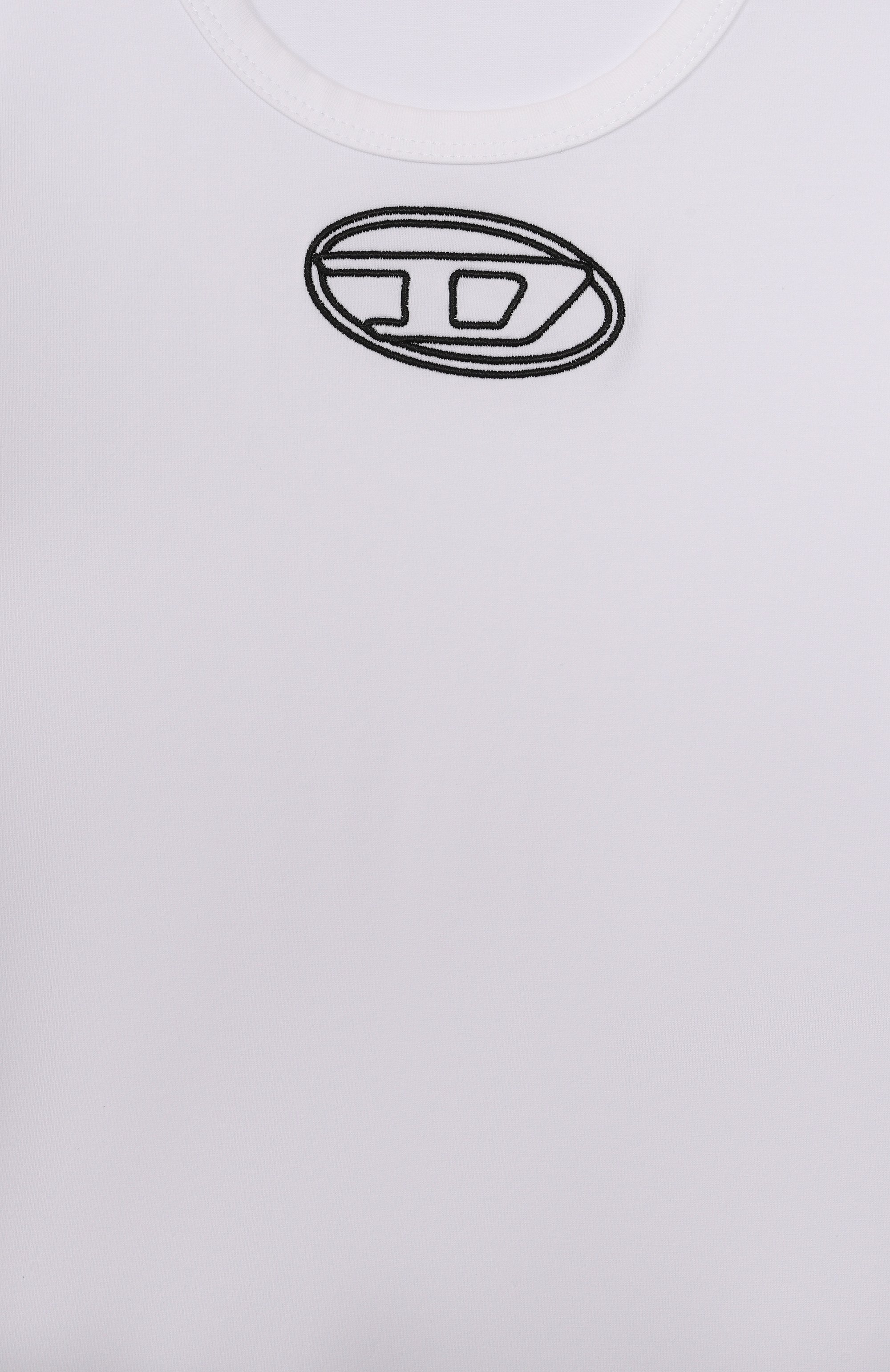 Хлопковое боди DIESEL белого цвета по цене 10900 руб., арт. J02433/0AFAA, фото 3 Хлопковое боди DIESEL, арт. J02433/0AFAA, фото 3