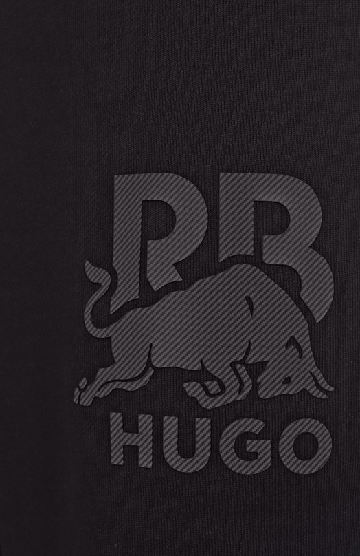 Хлопковые шорты HUGO x RB HUGO 50542809 Чёрный  50542809 Фото 6