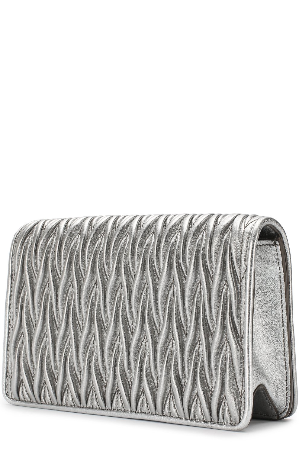 Кожаная сумка на цепочке MIU MIU, арт. 5BF069-N88-F0135-OCO, фото 2