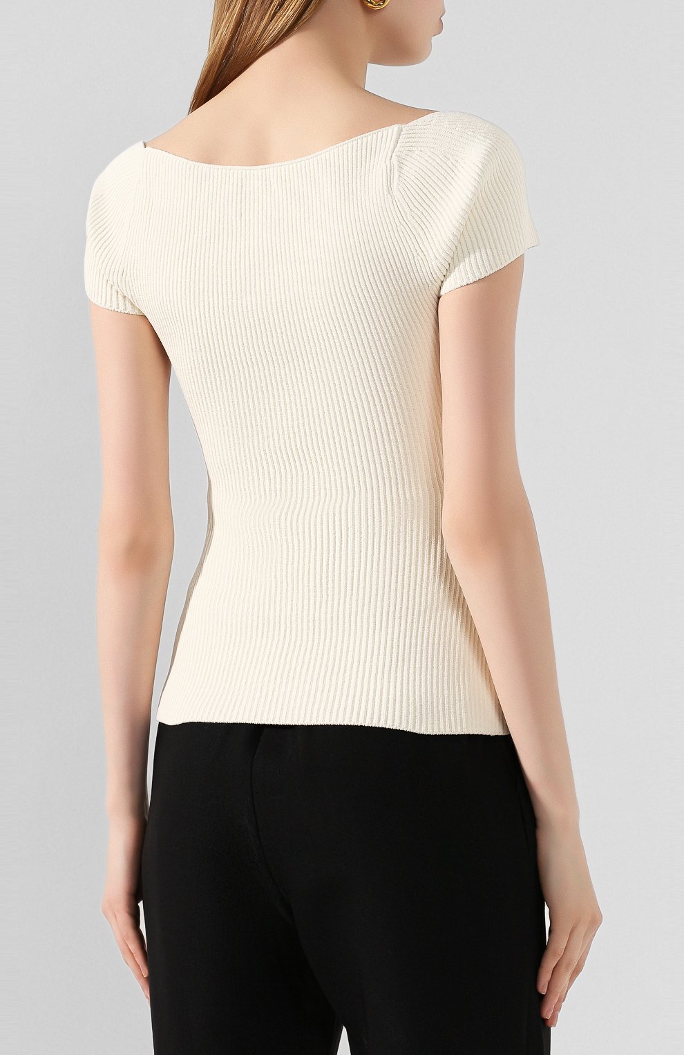 Топ из вискозы KHAITE, арт. 8420400/ISTA, фото 4