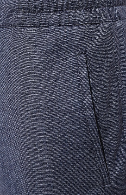 Шерстяные брюки Kiton UPLACK0122E12 Синий  UPLACK0122E12 Фото 5