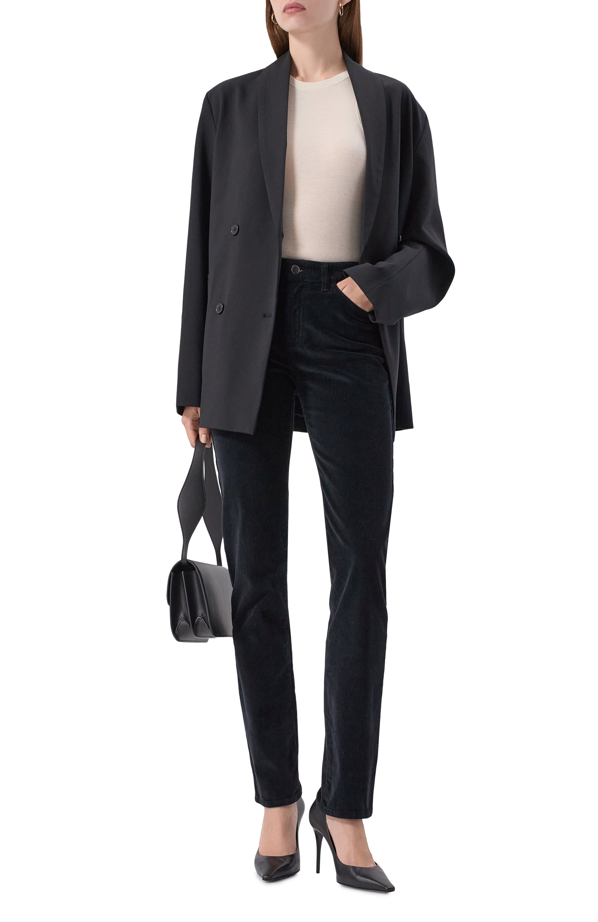 Вельветовые брюки EMPORIO ARMANI, арт. EW001500/AF17028, фото 2